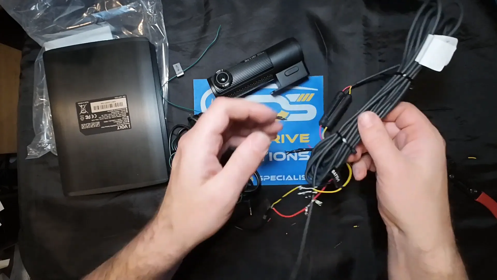 Testing the dash camera setup