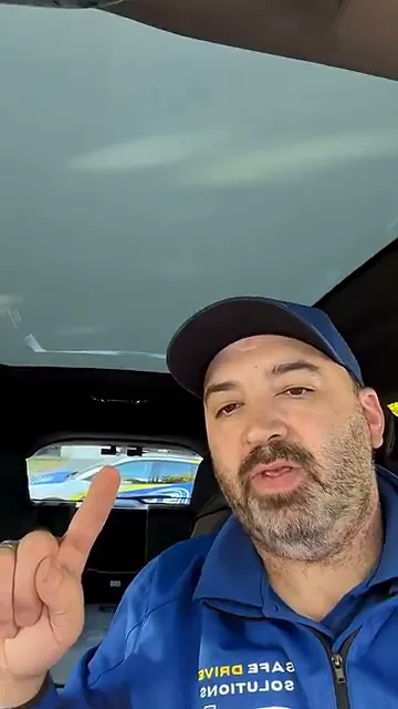 Rear and interior camera cables running toward the front