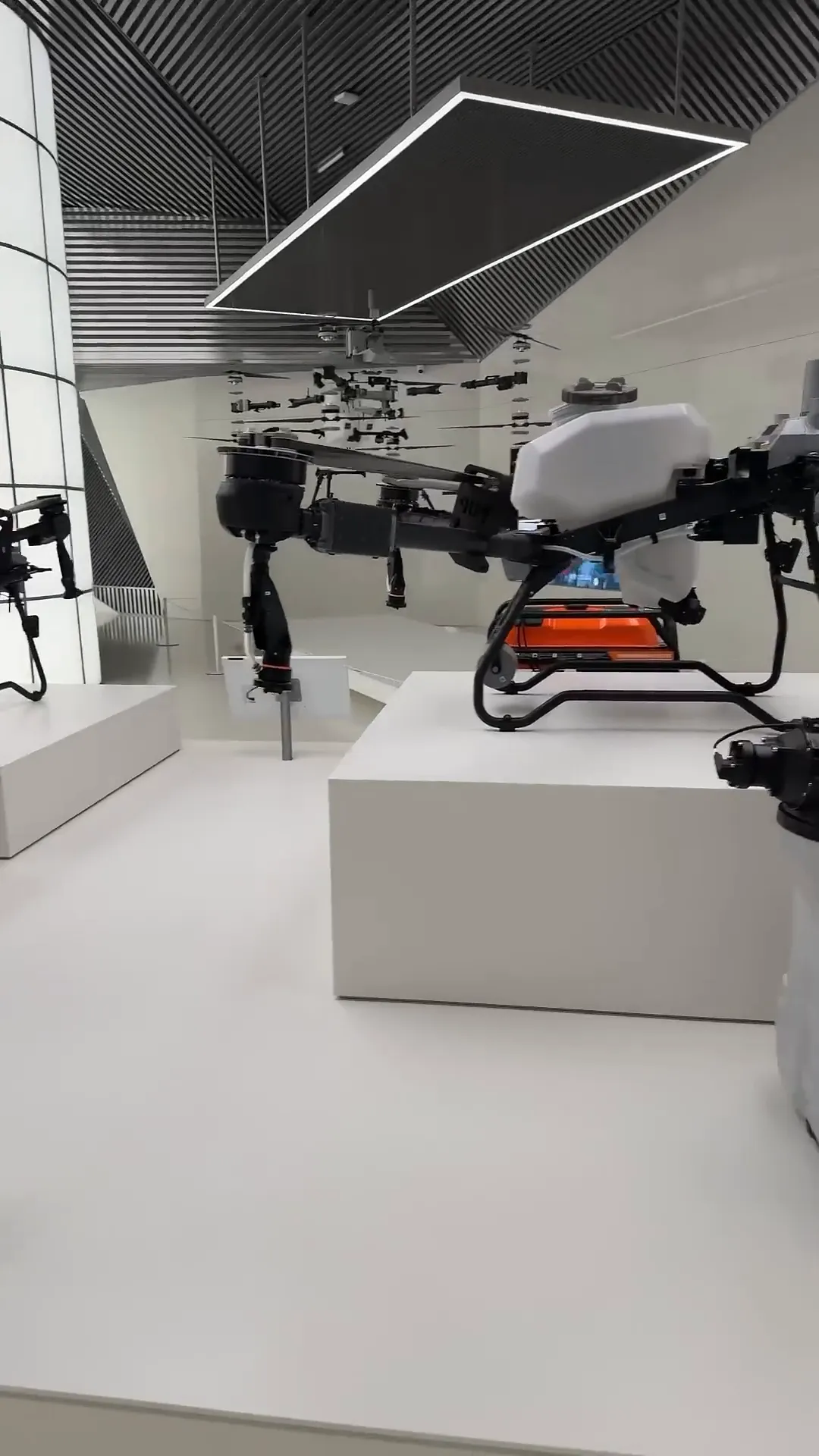 Large drone in DJI store