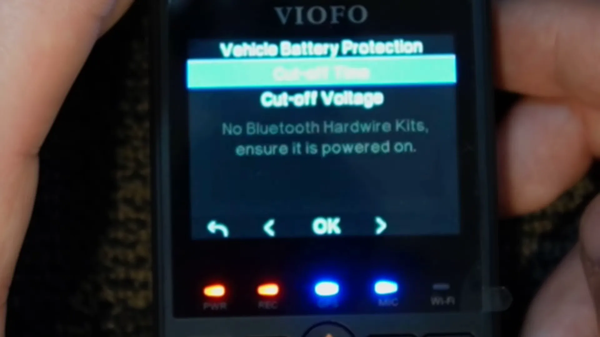 A329S showing 'no Bluetooth hardwire kits' when HK4 is connected