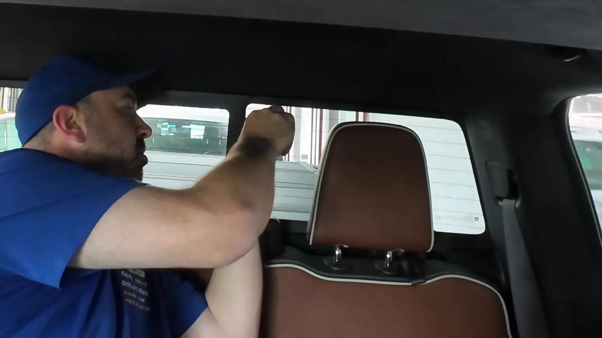 Mounting rear dash camera on rear window