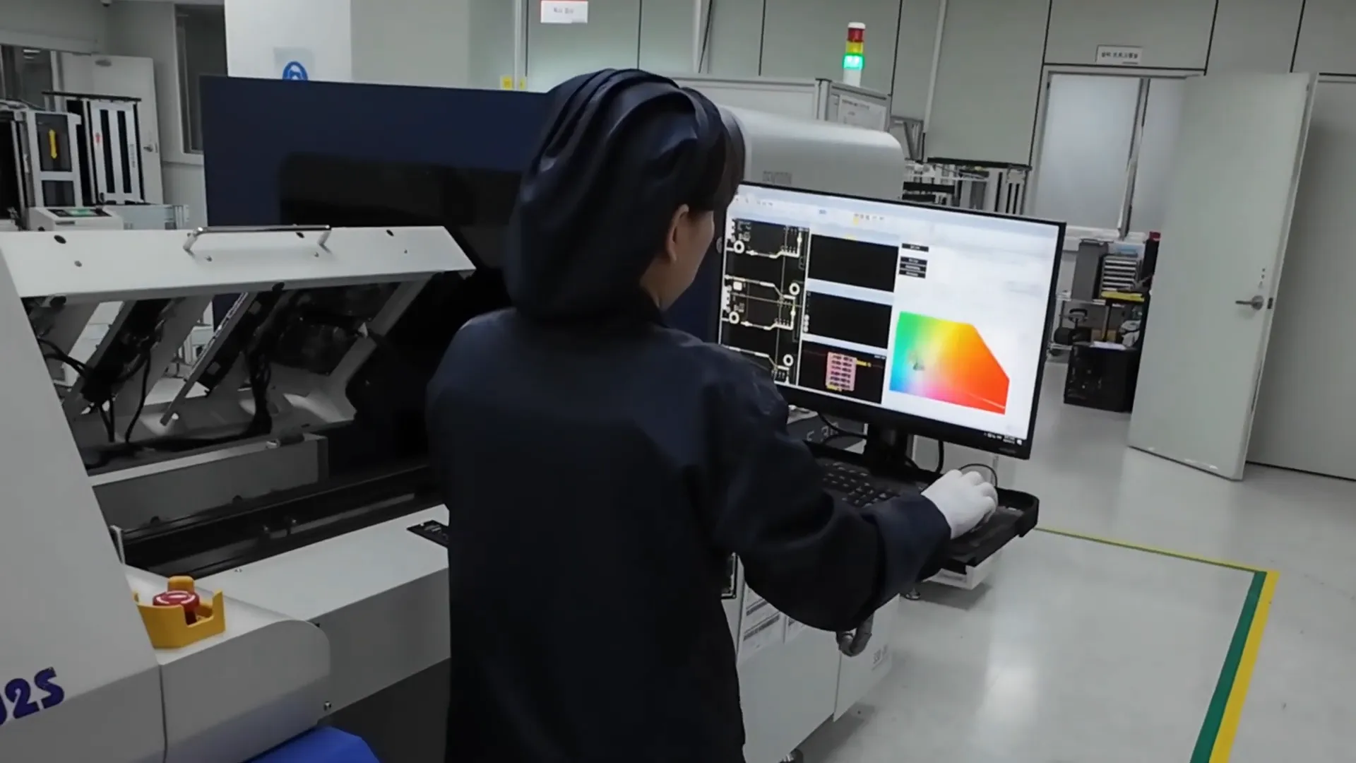 Quality control inspection of PCB boards