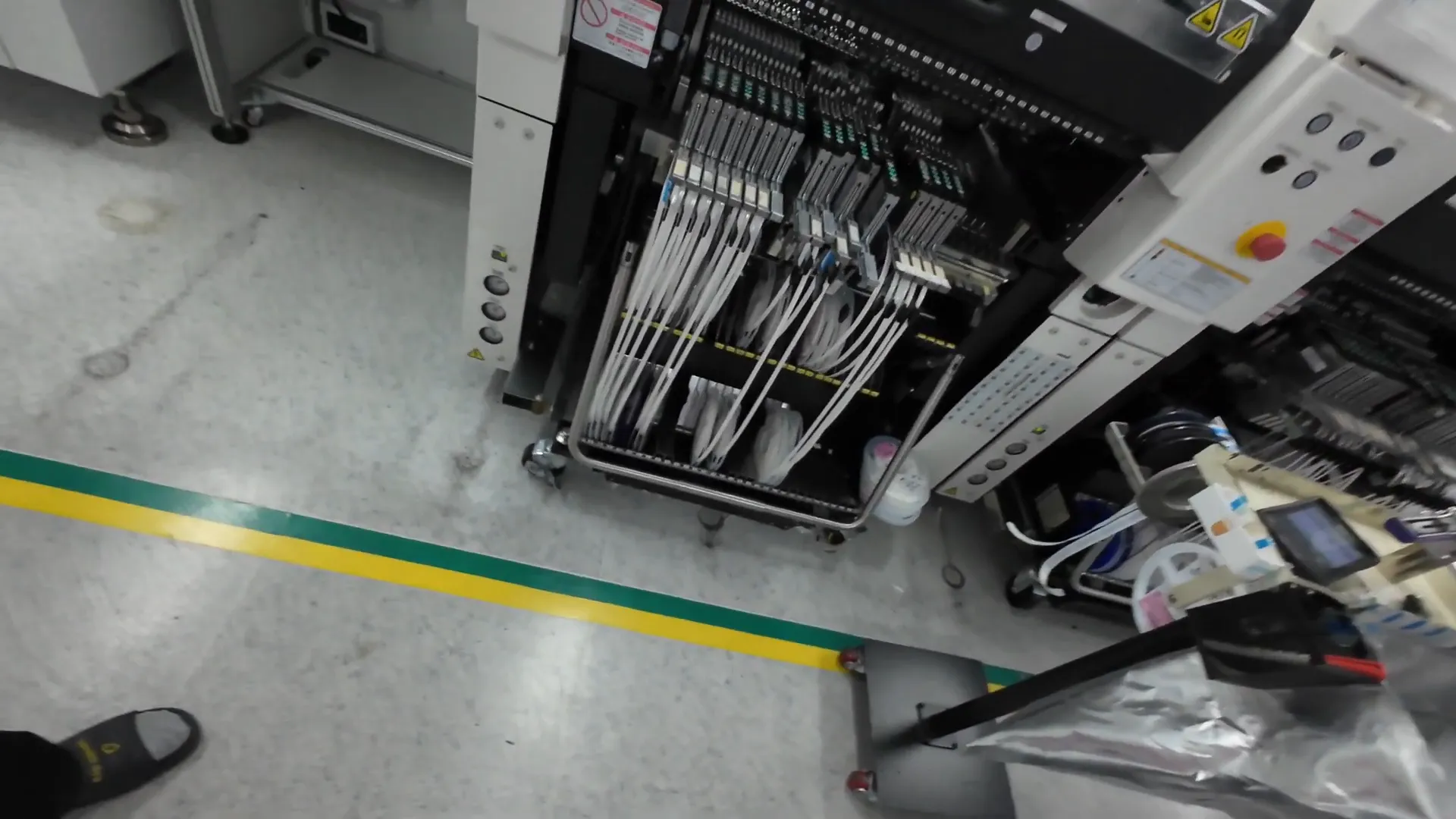 Machines handling PCB boards and chips