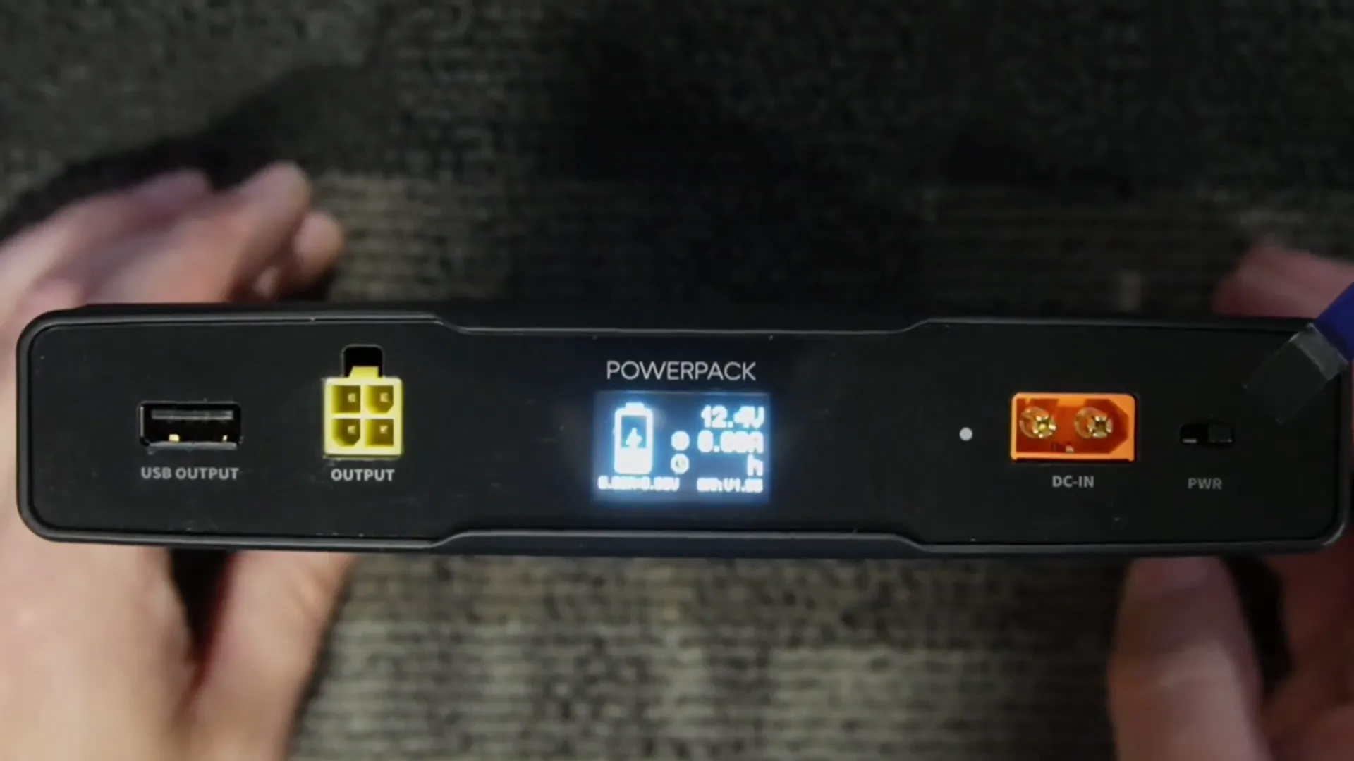 iRO Power Pack Max 8 with power switch and LCD display