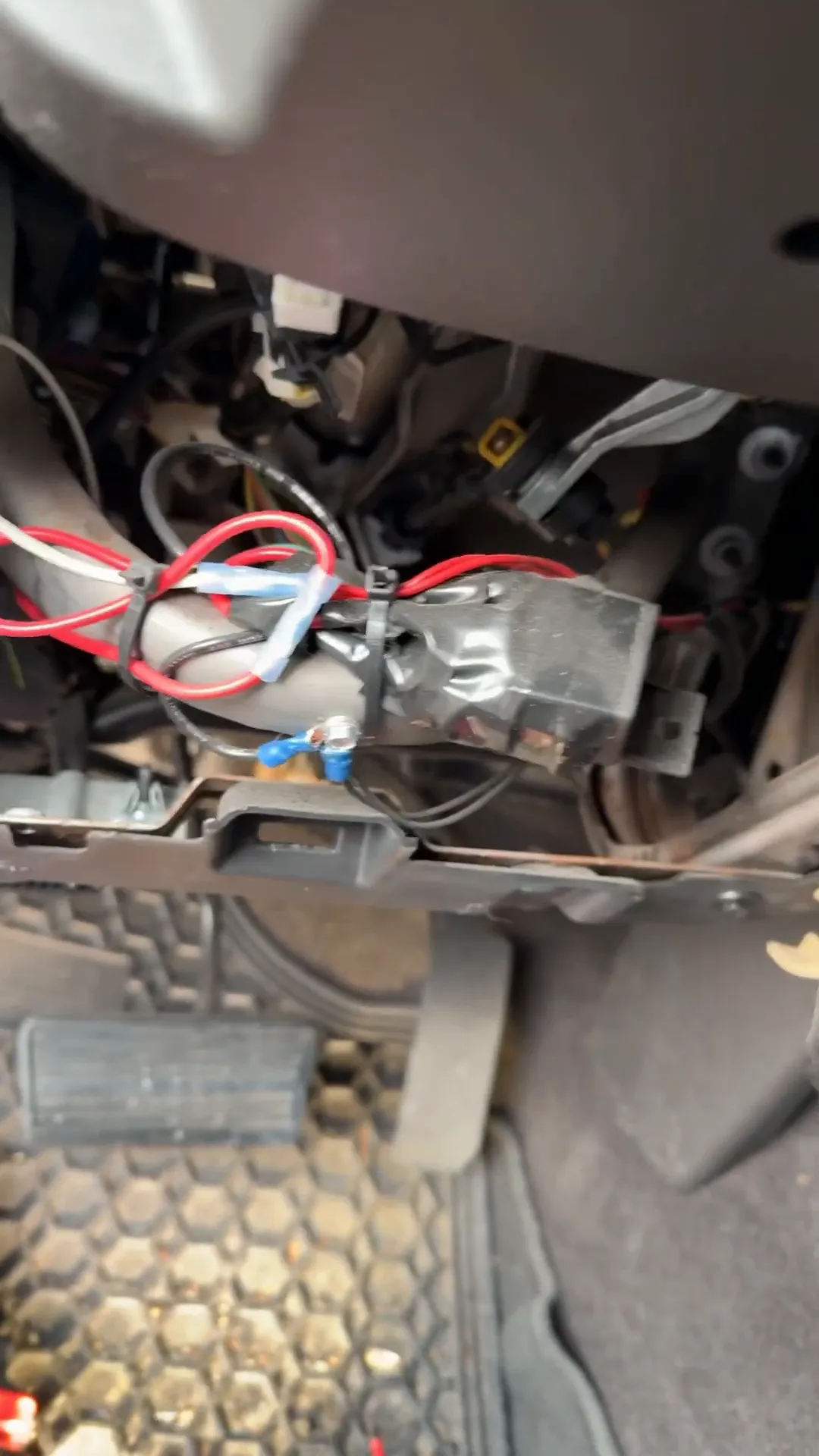 Aftermarket components found during installation