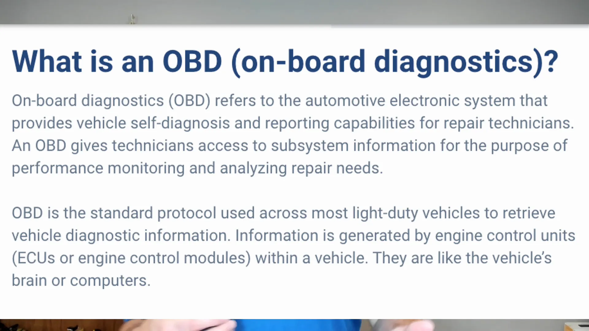 Understanding OBD2 Port