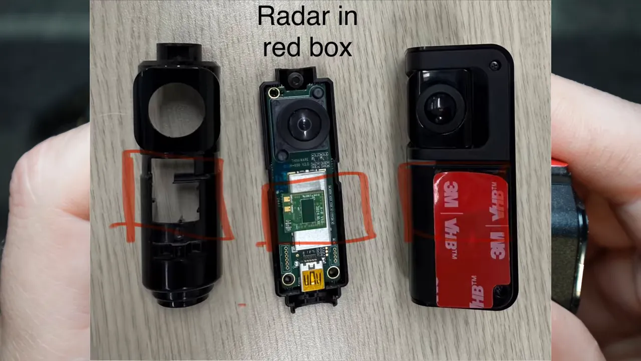 Thinkware headquarters demo: radar sensor shown moving with unit