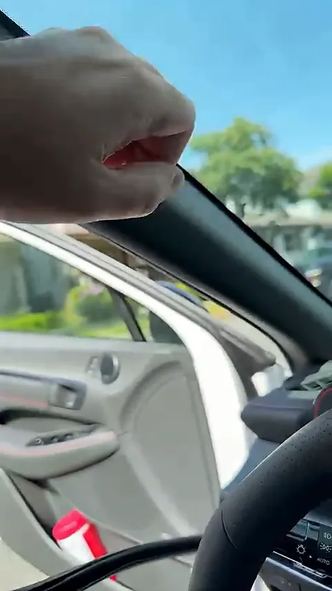 A-pillar trim clipped back into place after dash cam wiring installation