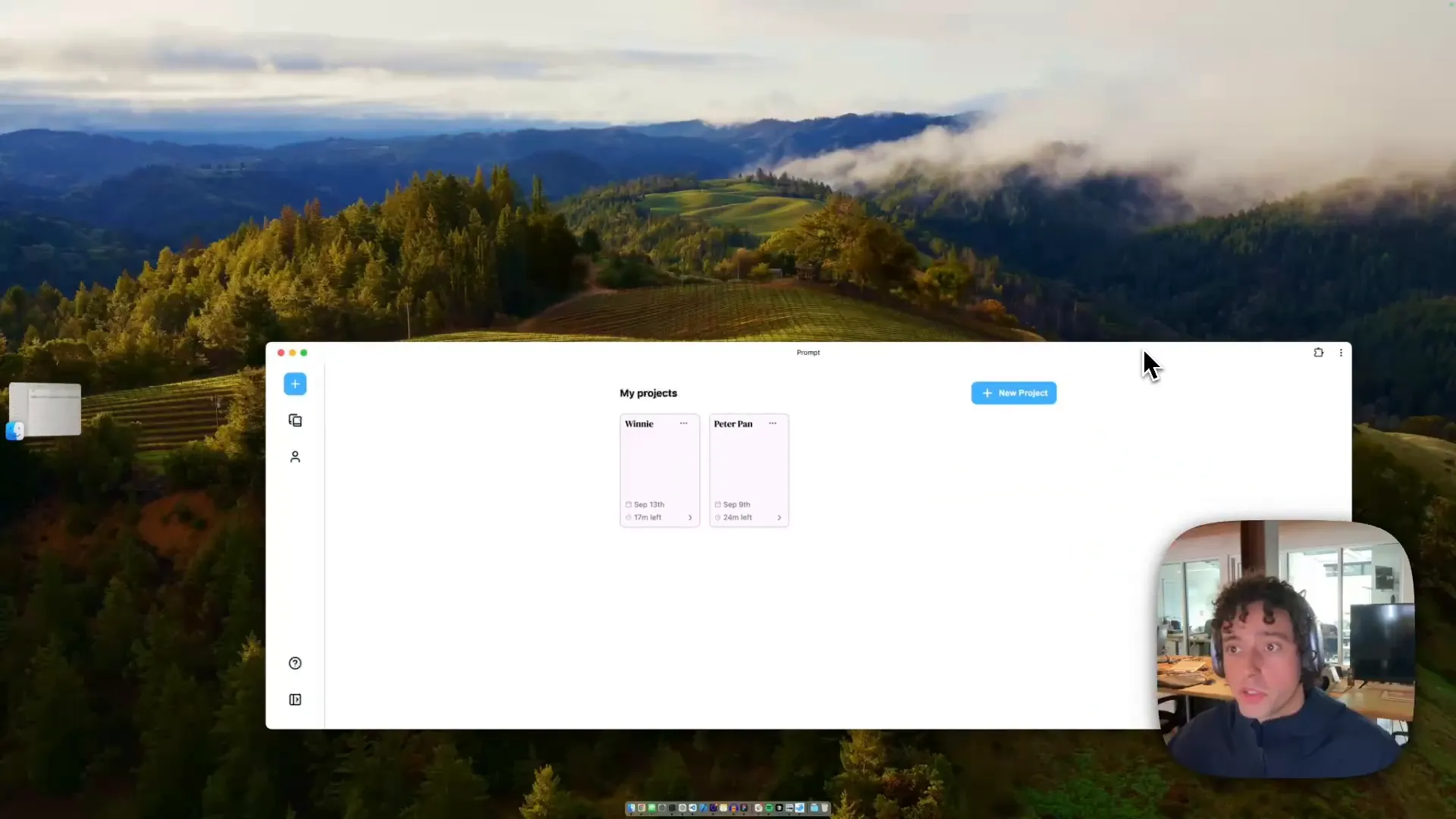 Opening the Prompt desktop app