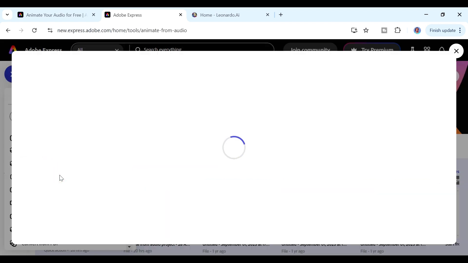 Creating characters in Adobe Express.