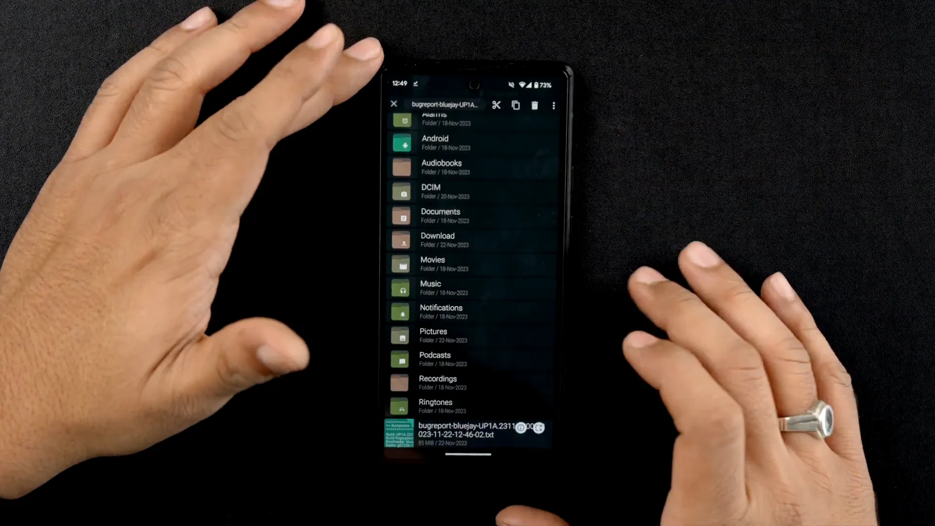 How to Check the Battery Health of Your Android Smartphone 9 Extracting and renaming the bug report file