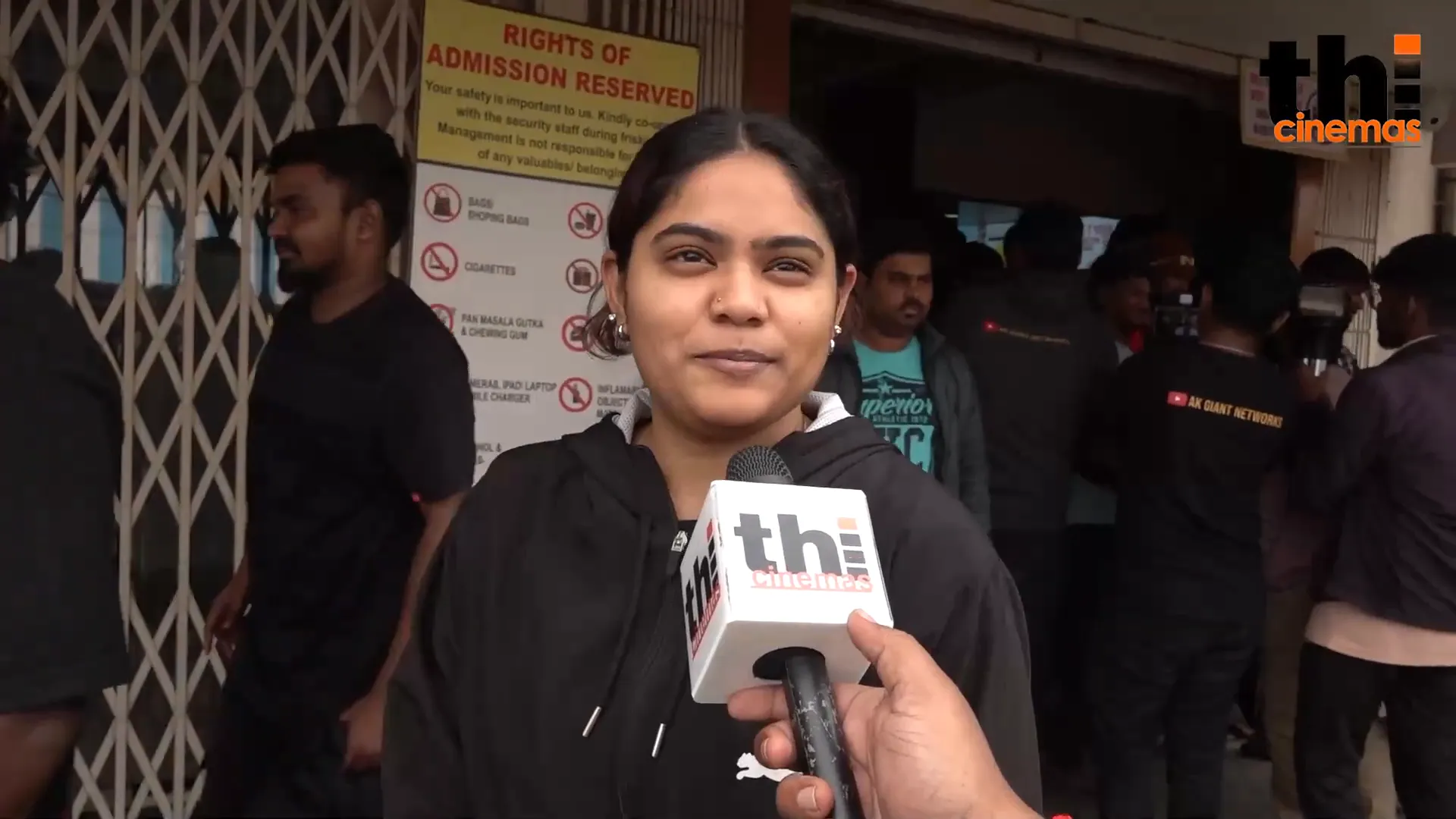 Amaran Movie Review: A Deep Dive into the Audience's Response 3 Audience members discussing family viewing of Amaran.