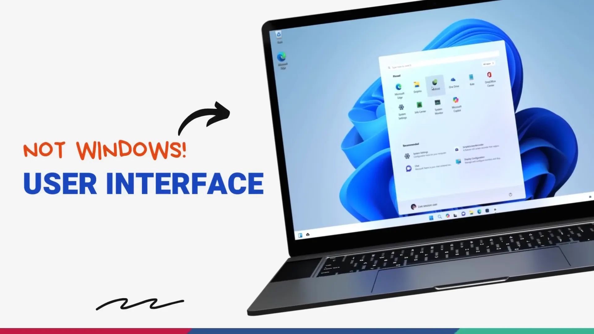 Meet Wubuntu: The Dangerous Linux Distro Disguised as Windows 11! 2 Wubuntu desktop resembling Windows 11