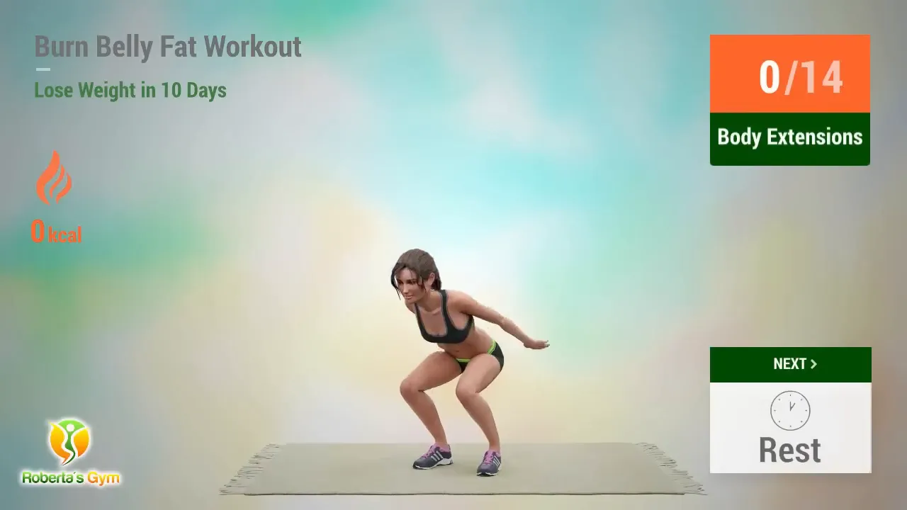 Burn Belly Fat in 10 Days: Your Ultimate Home Workout Guide 2 Body Extensions Exercise