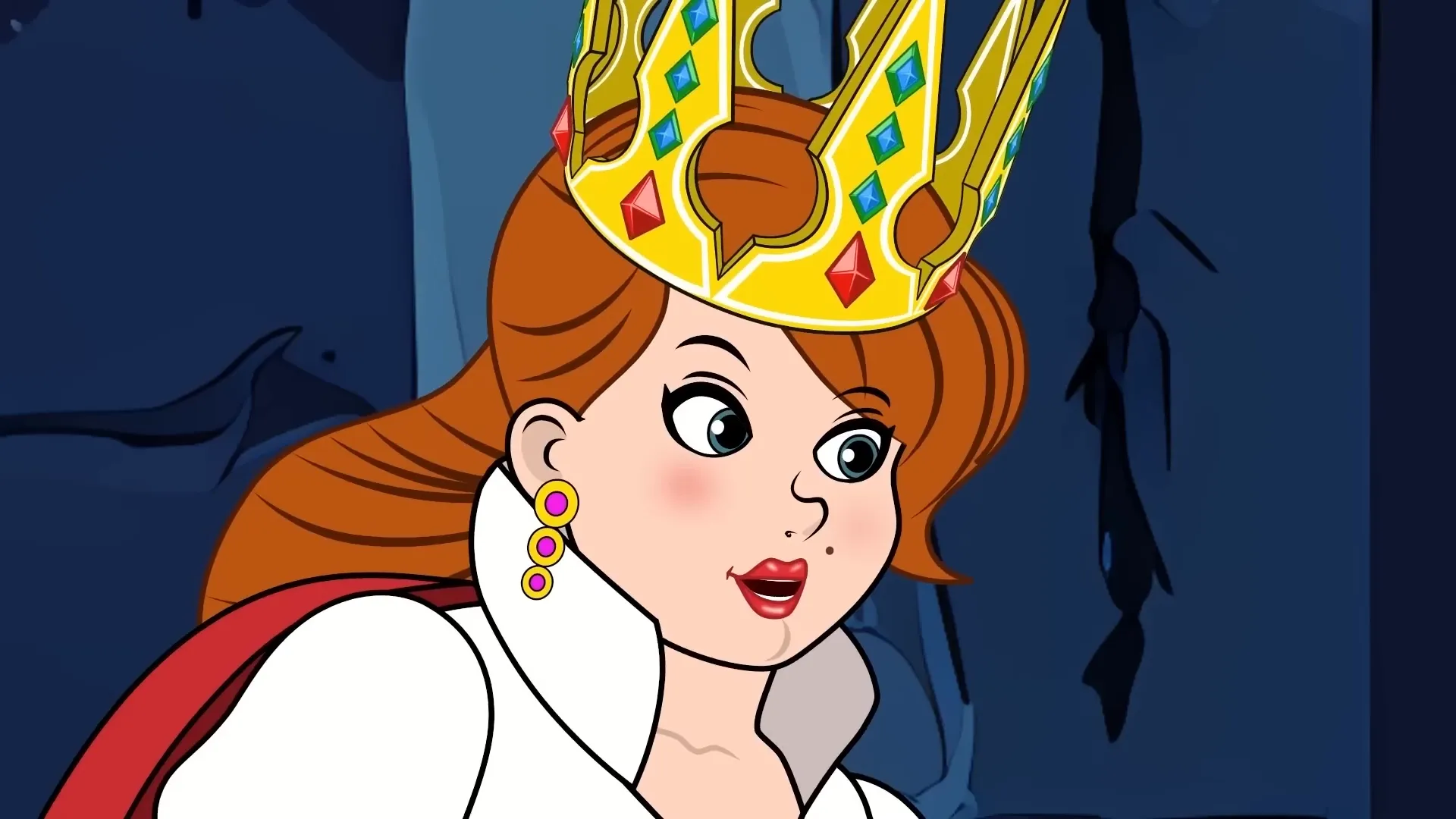 Bedtime Story: The Grumpy Queen and The Magic Necklace 3 Queen discovers the magic necklace