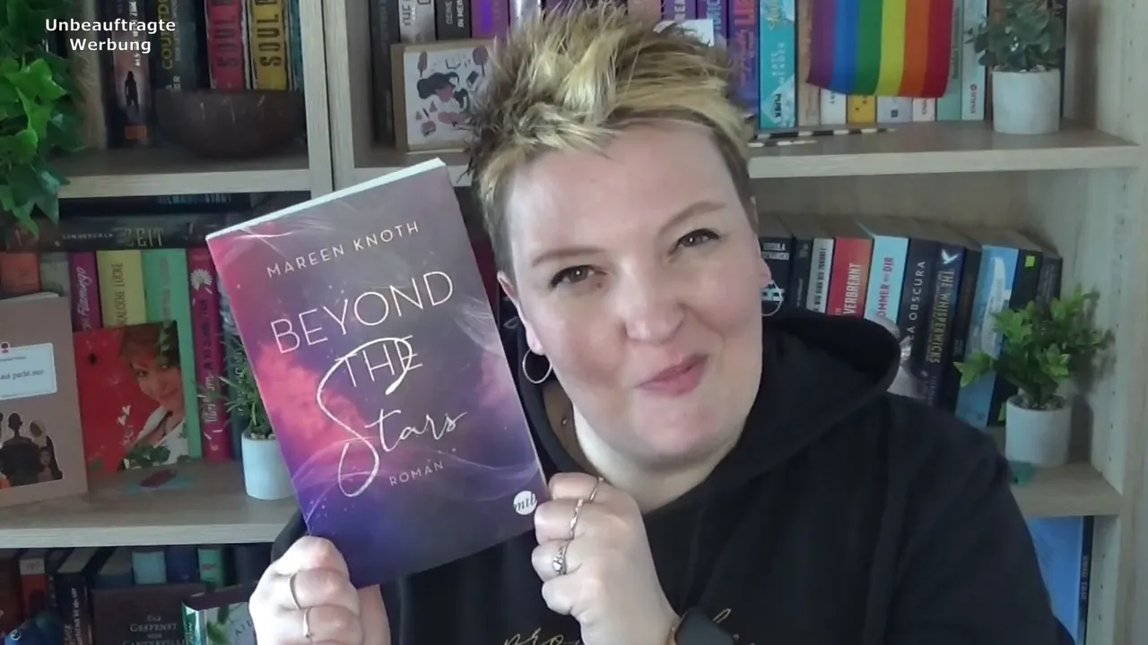 Screenshot: Buchcover „Beyond the Stars“ von Mareen Knoth