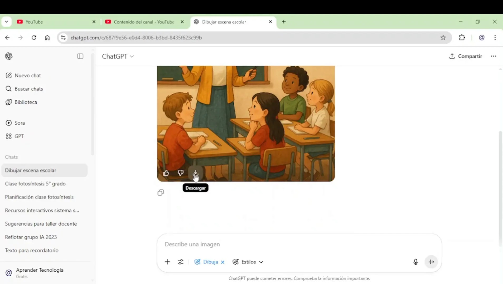 Descarga de imagen generada con ChatGPT