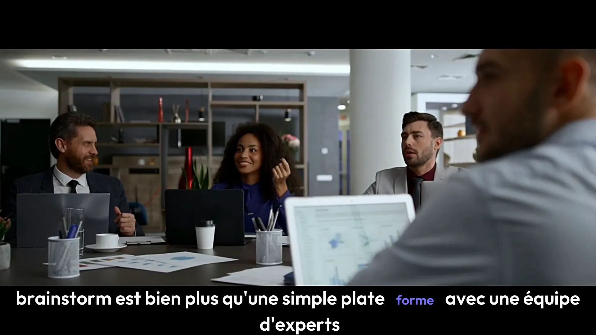 Équipe d'experts chez Brainstorm