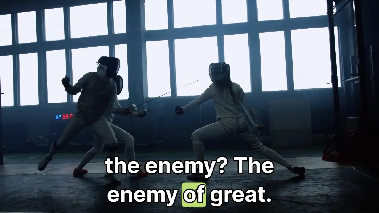 Don’t settle for good when you can be great