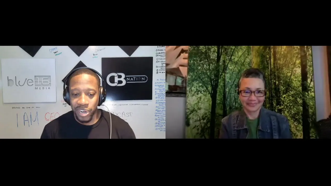 Gresh and Inga starting the conversation about fear and entrepreneurship