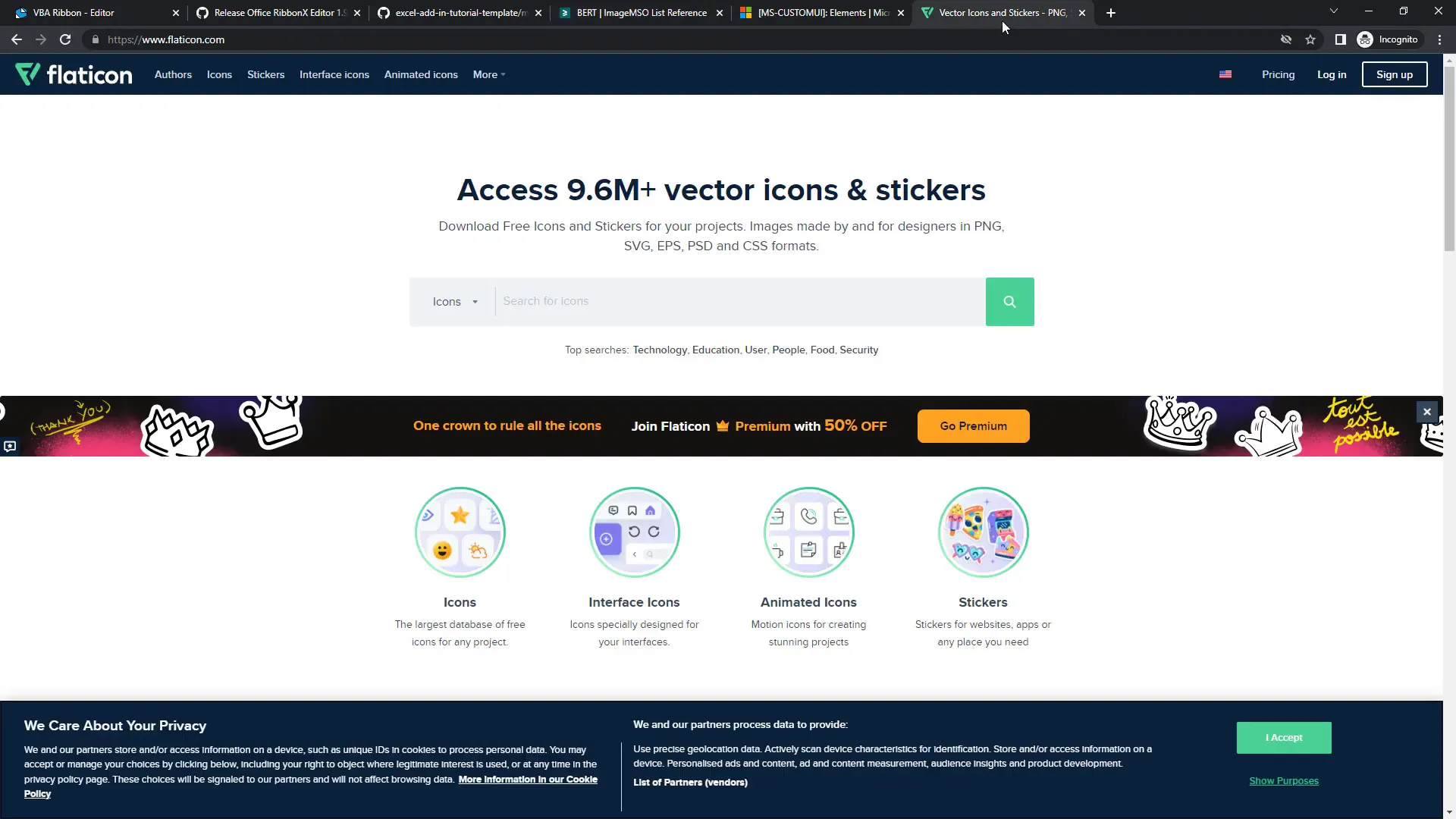 Custom icon for add-in