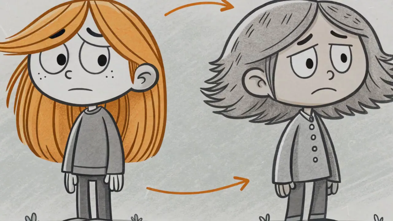 Illustration Vorher und Nachher: lange Haare vs. weichgestufter Bob