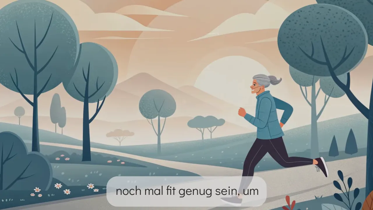 Person joggt in einer ruhigen Parklandschaft &ndash; symbolisiert langfristige Gesundheit
