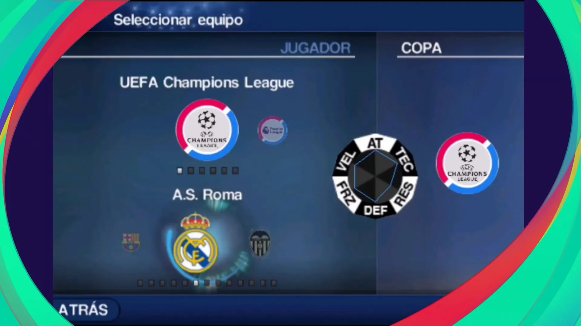 Partido en la Copa Libertadores dentro de Winning Eleven 2011