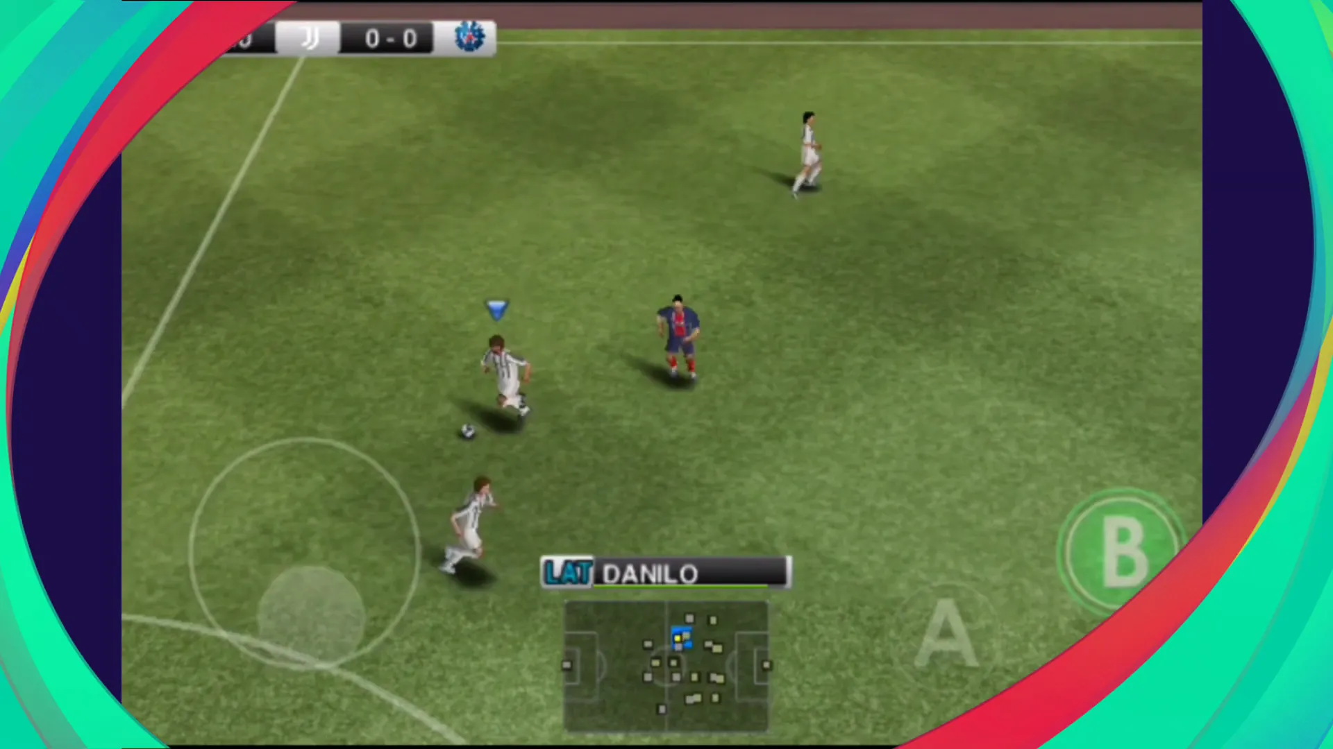 Interfaz de la UEFA Champions League en Winning Eleven 2011