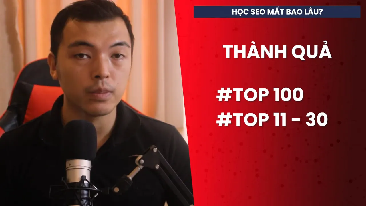 Bảng thành quả hiển thị các mốc top 100, top 11 đến 30 và top 1 đến 10