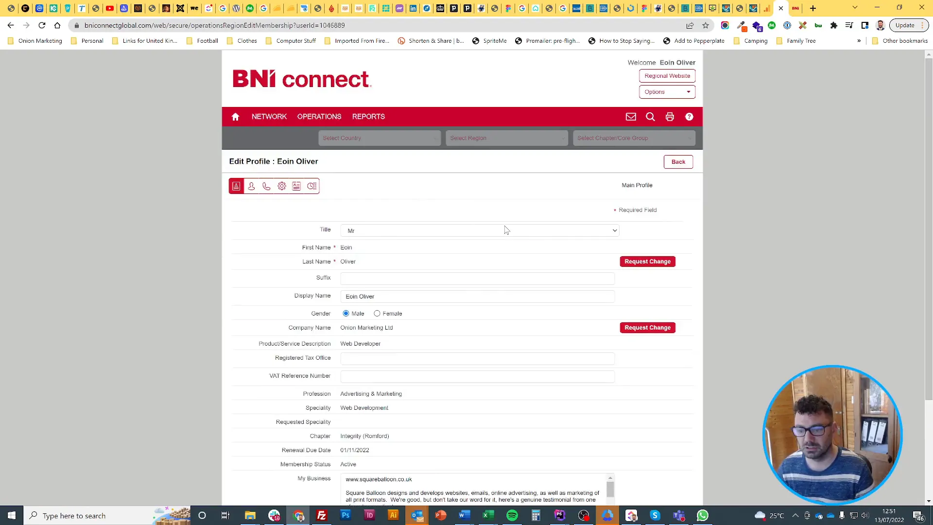 How to Update Your BNI Profile Using the BNI Connect Website