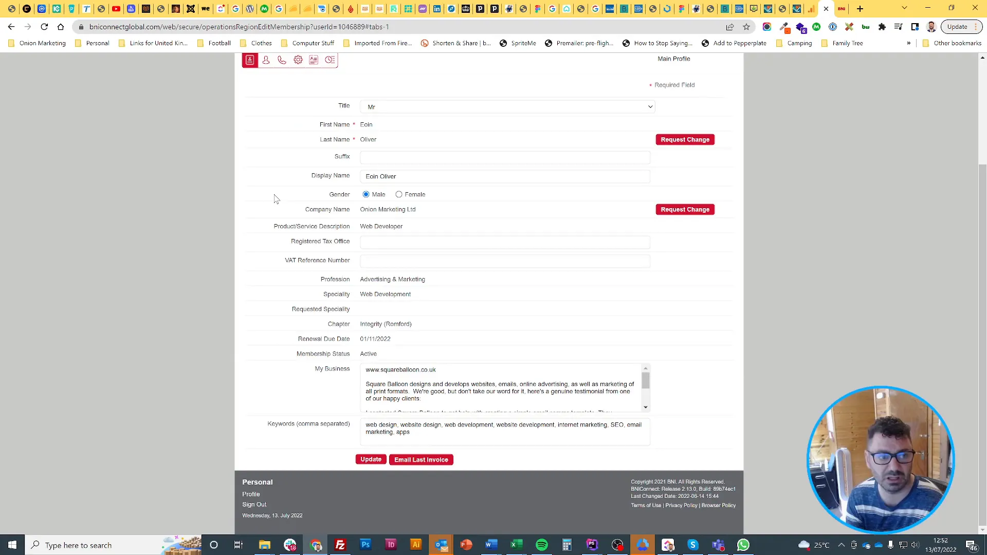 How to Update Your BNI Profile Using the BNI Connect Website