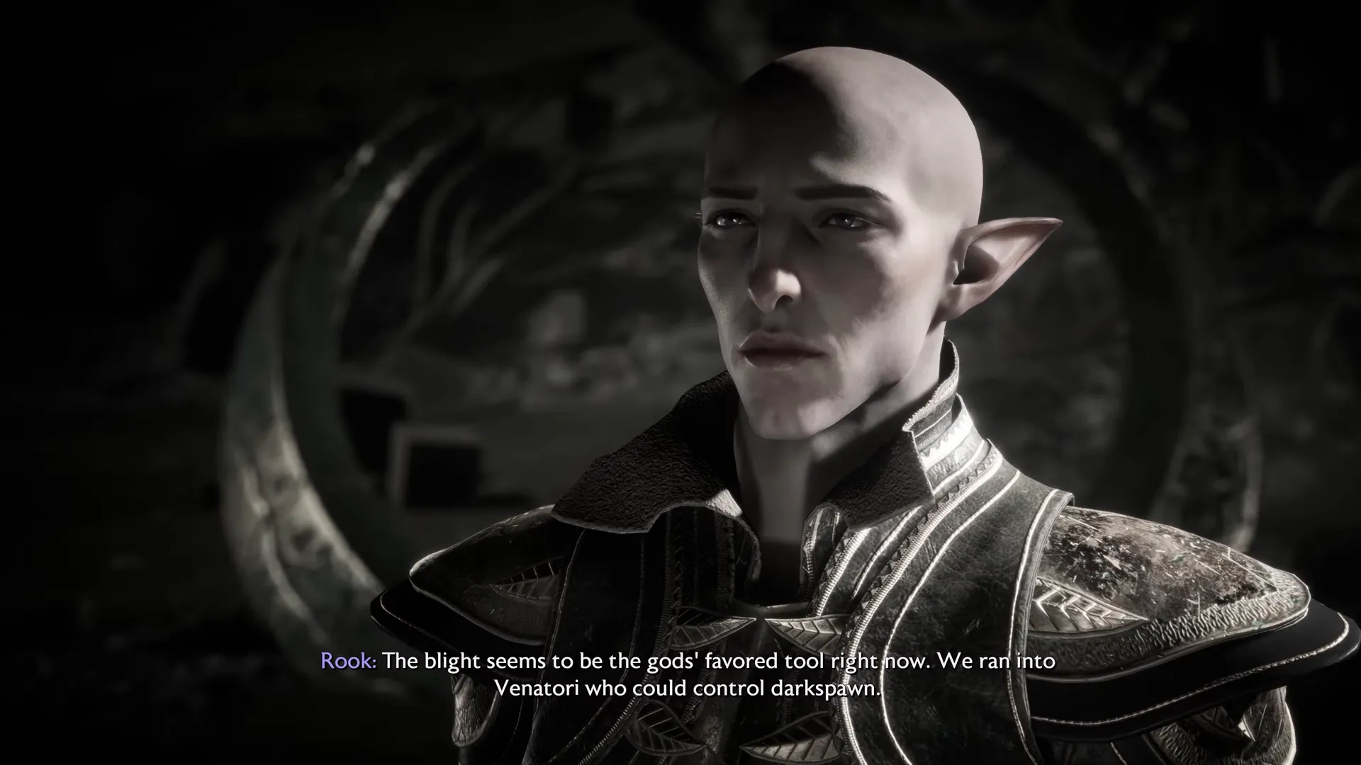 Gameplay scene highlighting the lack of engaging antagonists in Dragon Age: The VeilGuard