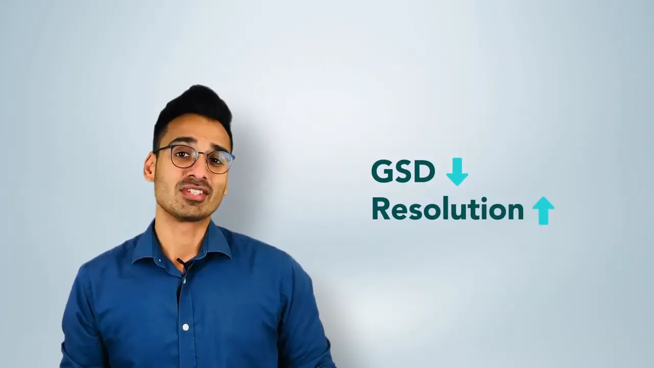 Comparison: low GSD (high resolution) vs high GSD (low resolution)