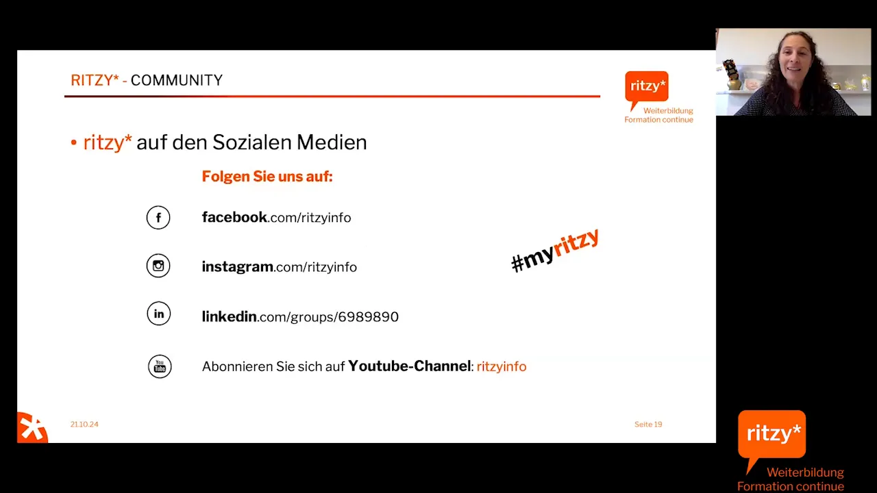 ritzy* Community und Weiterbildungsmöglichkeiten