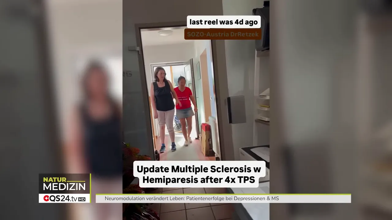 Patientin verbessert Mobilität nach vier TPS-Behandlungen