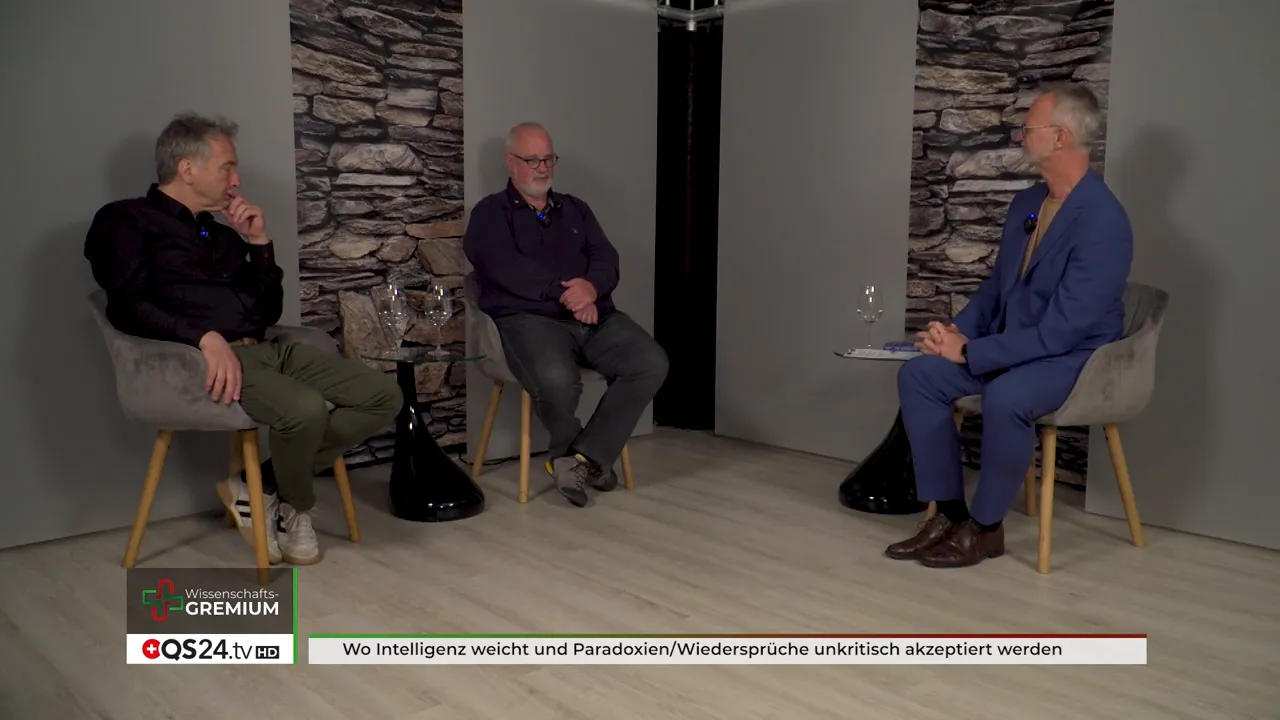 Moderator stellt die Frage, ob Gesundheit bewiesen werden muss