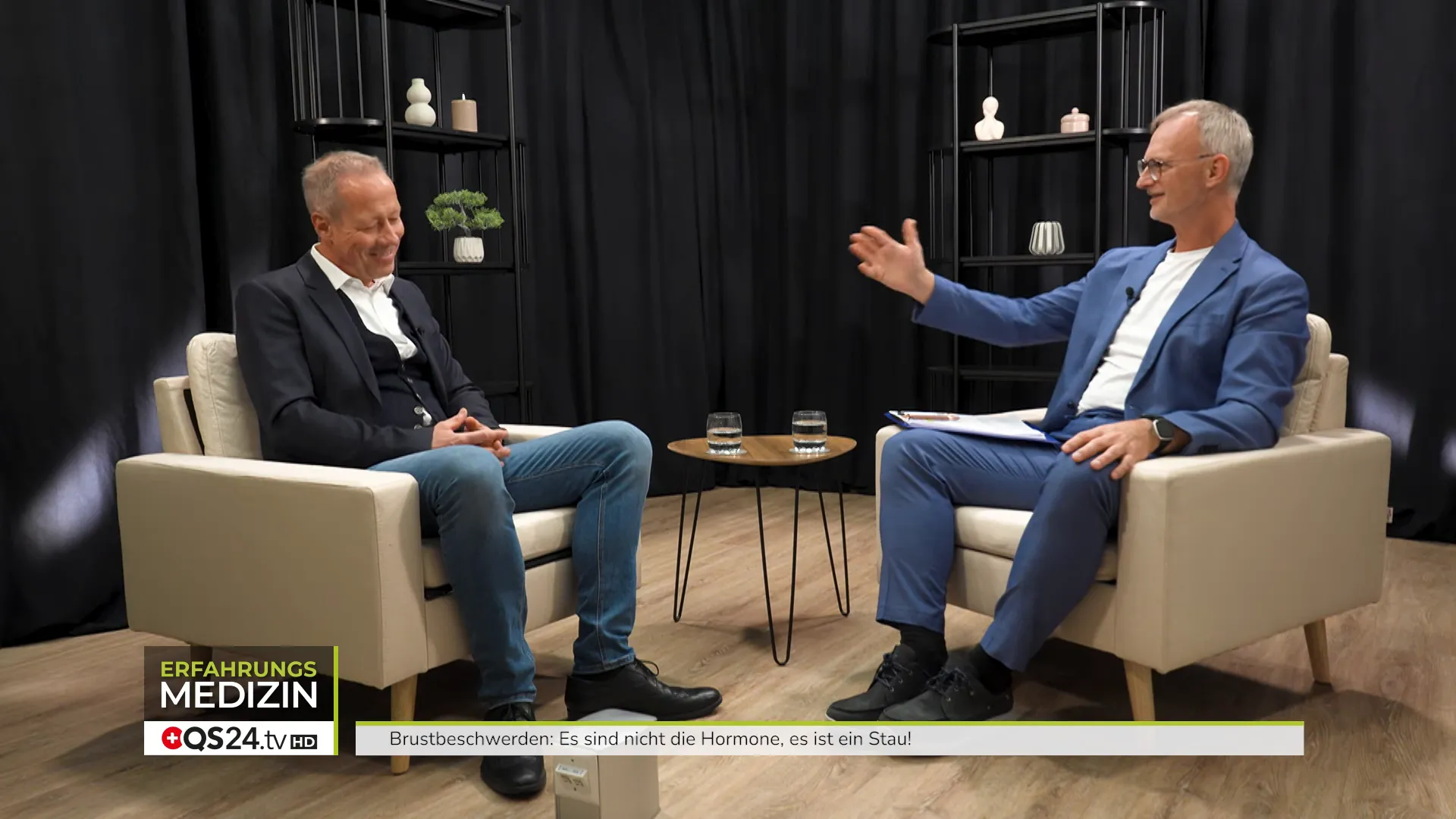 Abschlussbild: David Böger und Moderator im Gespräch