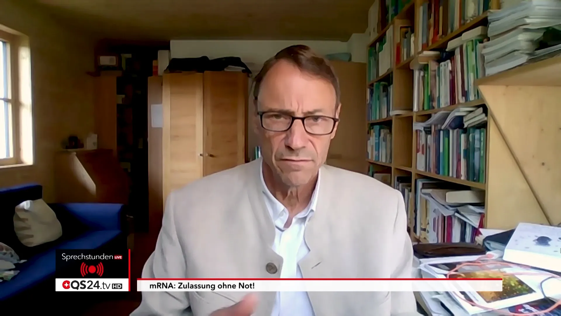 Prof. Sönnichsen erklärt das teleskopierte Zulassungsverfahren