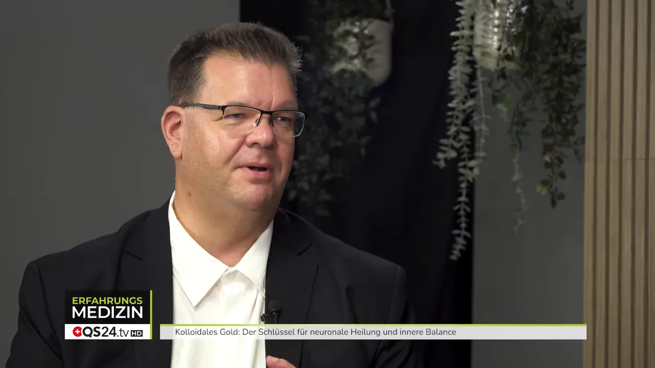 Herstellung: Elektrolyse von Gold in reinem Wasser