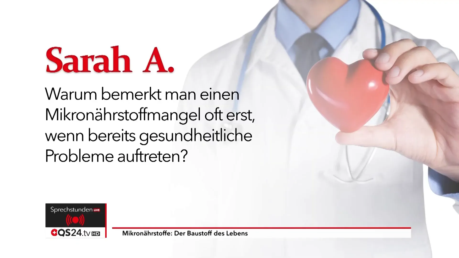 Mikronährstoffmangel oft erst spät erkennbar