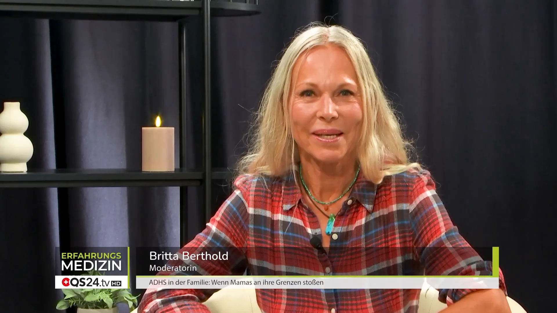 Moderatorin stellt das Thema ADHS in der Familie vor