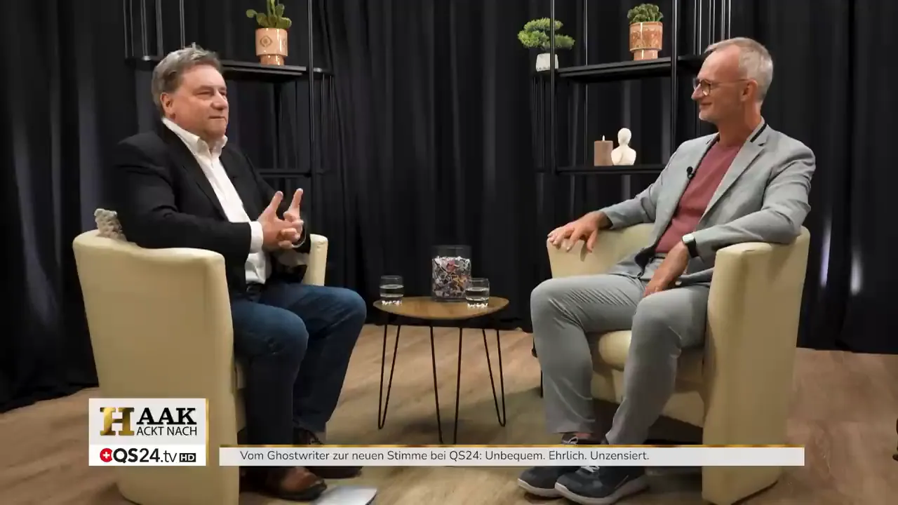 Thomas Haak - Unbequem. Ehrlich. Unzensiert. Ein Interview bei QS24. 4 Haak beschreibt die Risiken von Vermögensregistern und staatlichem Zugriff