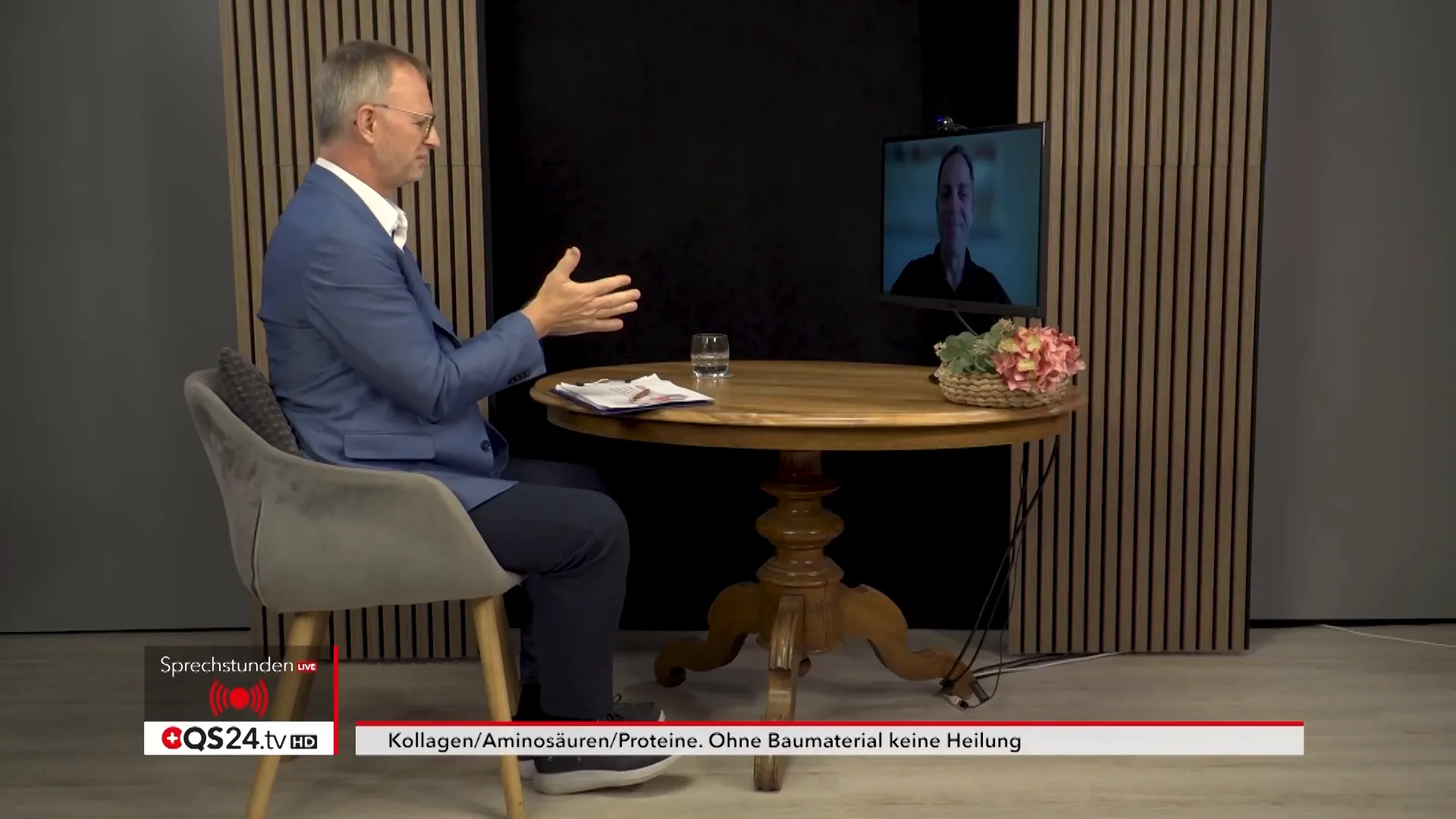 Abschluss der Sprechstunden-Sendung mit Dr. Mark Warnecke