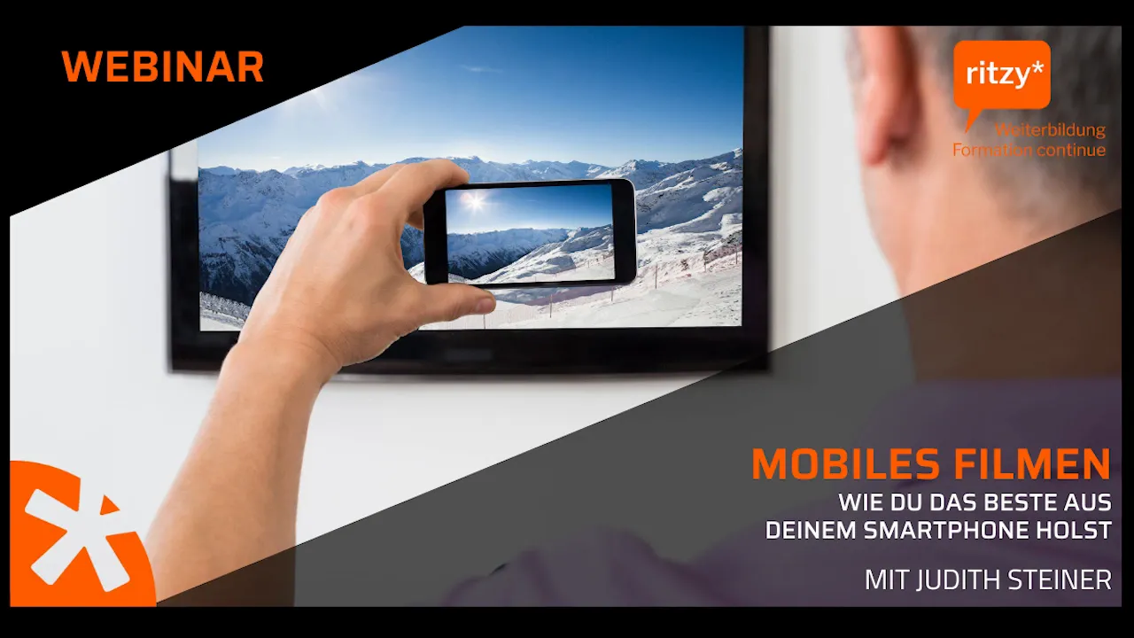 Judith stellt das Thema mobiles Filmen vor