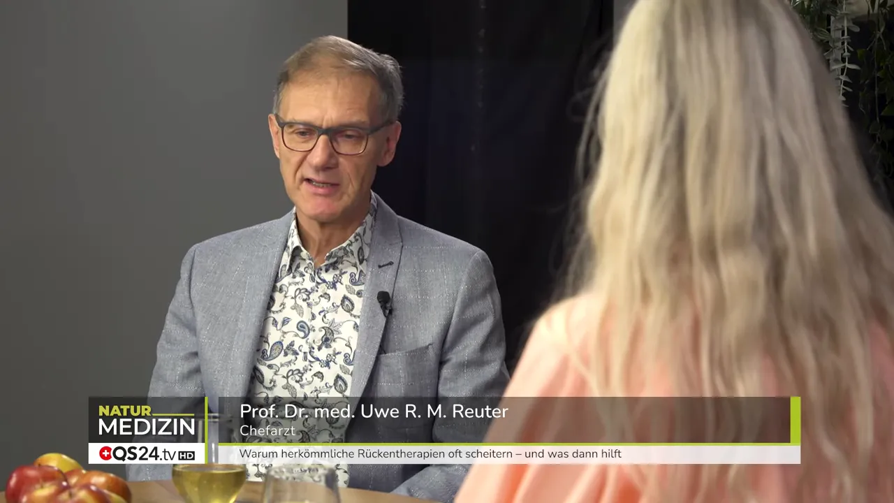 Wenn chronische Rückenschmerzen therapieresistent sind - Interview mit Prof. Dr. med. Uwe R. M. Reuter, Chefarzt und Ganzheitsmediziner 2 Prof. Reuter erläutert Ursachen von Rückenschmerzen