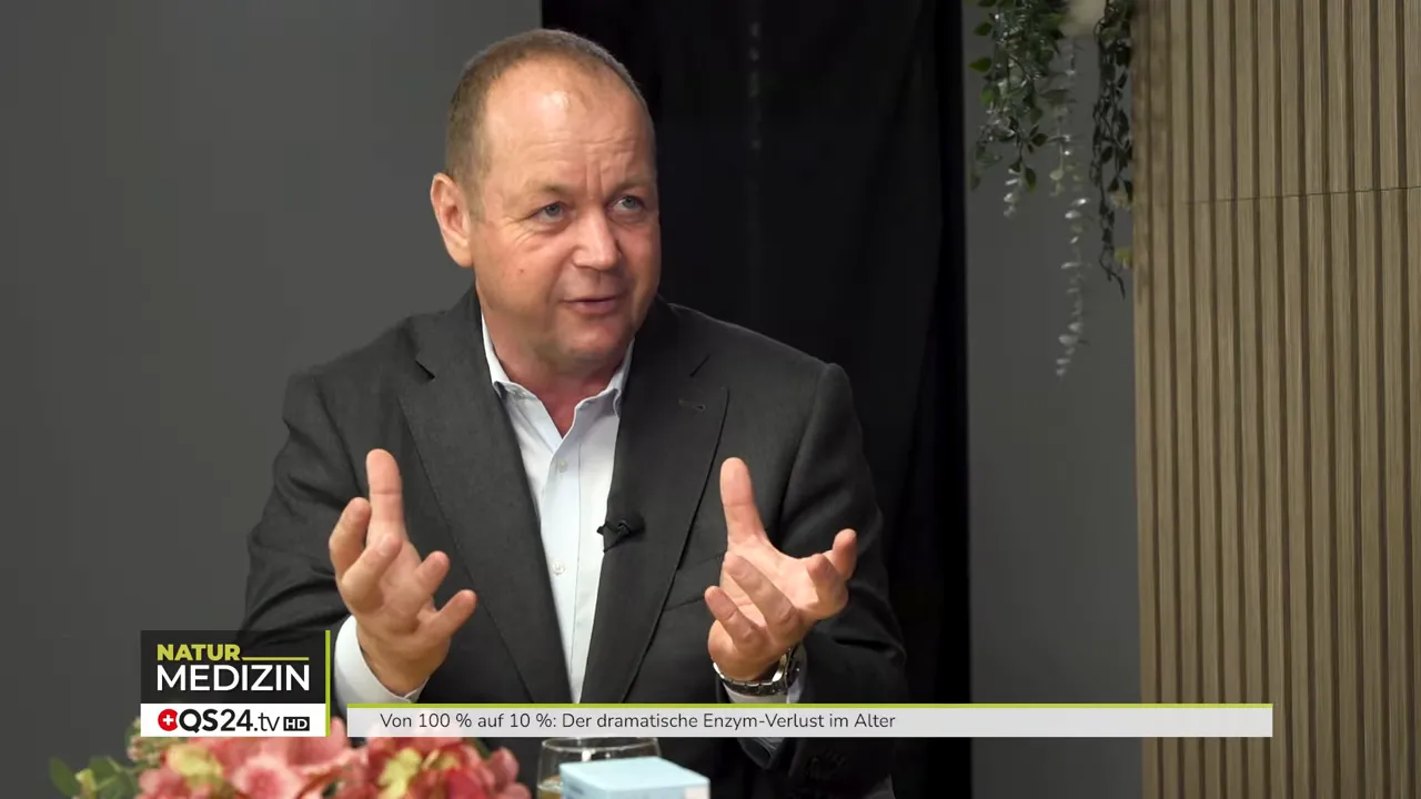 Ab 40 Jahren geht es abwärts - Interview mit Dr. med. Helmut Münch, Leiter der Enzymforschungsgesellschaft 1 Dr. Helmut Münch erklärt Enzyme als biologische Katalysatoren