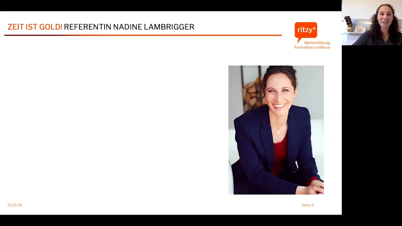 Nadine Lambricker stellt sich vor