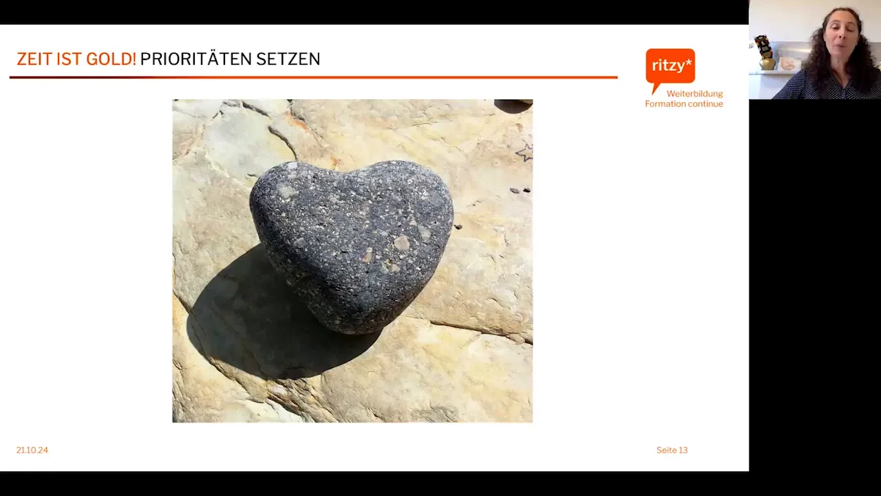 Vase‑Metapher für Prioritäten