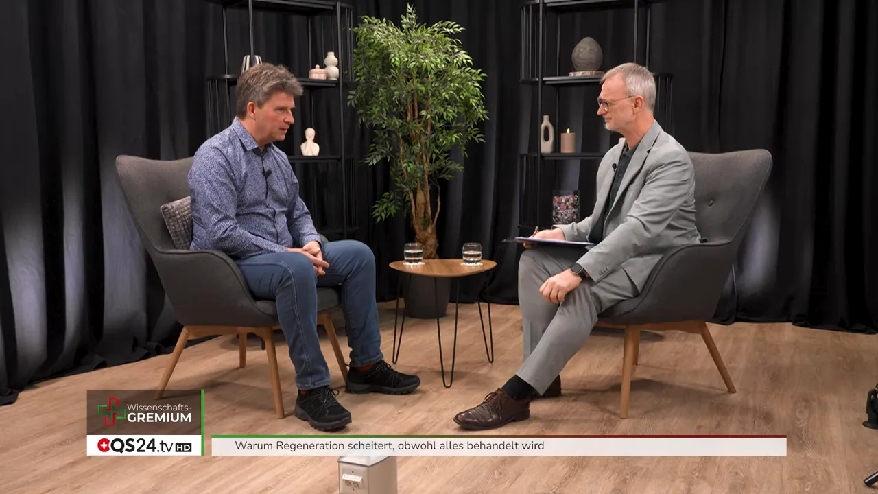 Zwei Experten im Studio im Gespräch über warum Regeneration trotz Behandlung scheitert